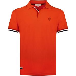 Heren Polo Matchplay - Oranje Rood