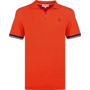 Heren Polo Stroke - Oranje Rood