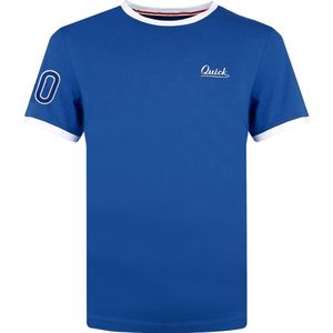 Heren T-shirt Captain - Koningsblauw Wit