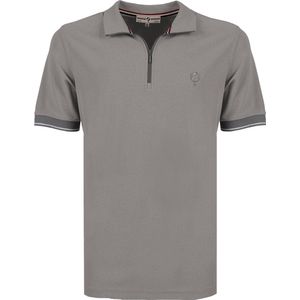 Heren Polo Stroke - Middengrijs