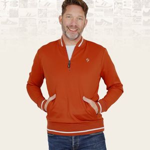 Q1905 - Scuba Half Zip Trui - Mill - Retro Heren