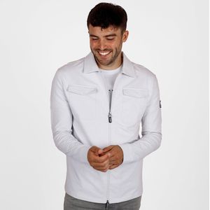 Q1905 - Hattem - Overshirt - Lichtgrijs - Sweatmateriaal