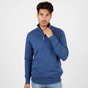 Q1905 - Kralingen - Trui - Denim Melange - Casual Heren