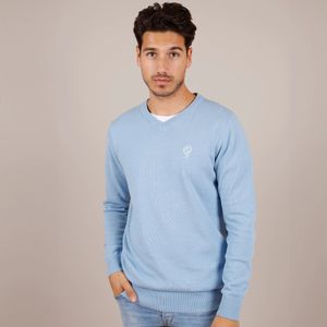 Heemskerk - Heren Trui - Ochtendblauw - Gebreid