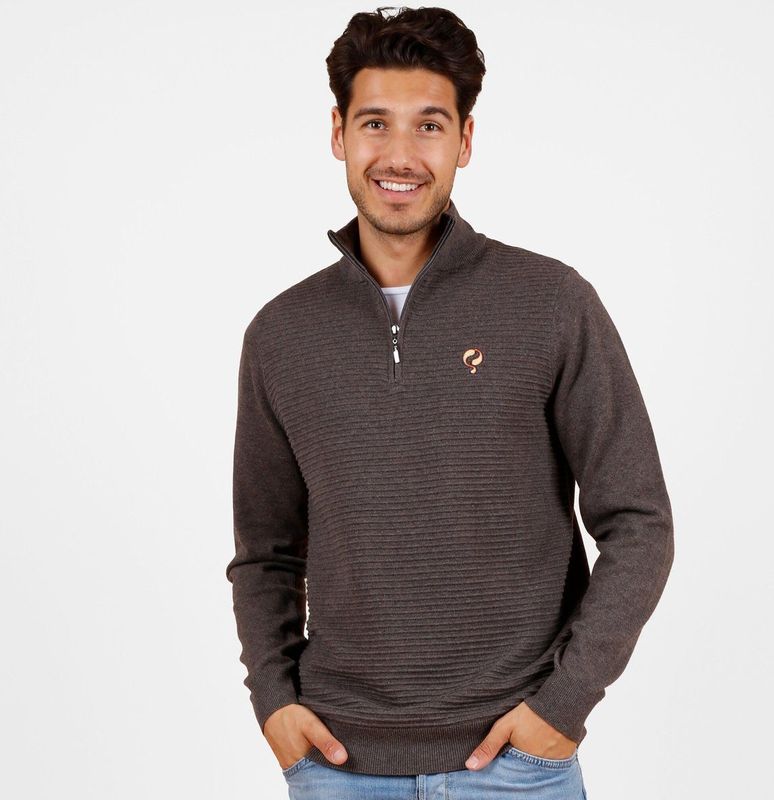 Q1905 - Woudrichem - Trui - Donker Melange