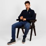 Q1905 - Woudrichem - Trui - Donker - 100% Katoen - Halve Ritssluiting