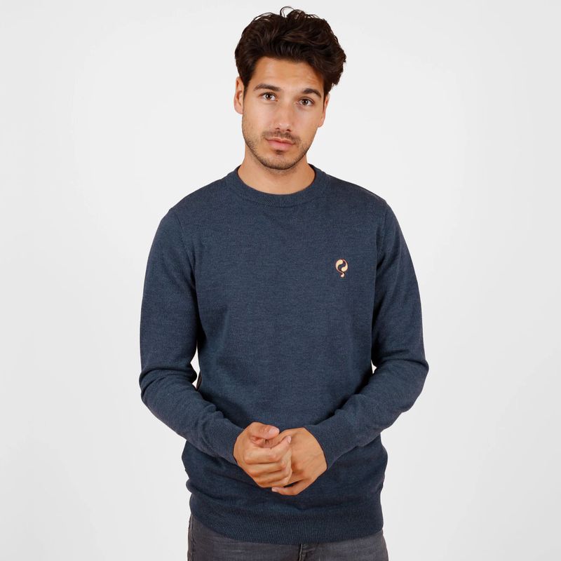 Q1905 - Felland - Trui - Jeans Melange