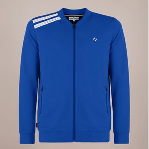 Q1905 - Sweatvest - Retro - Wit - Katoen/Polyester