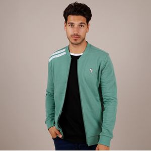 Q1905 Heren Vest - Middengroen - Comfortabele Sweatstof