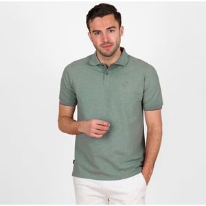Q1905 - Heren Polo - Lichtgroen Melange - Katoenmix