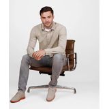 Q1905 - Overhemd Putten - Zand Melange - Heren Overhemd