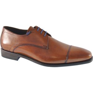 Floris Van Bommel Heren Nette Schoenen 14370 - Cognac - Maat 43