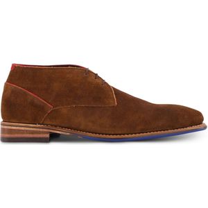 Floris van Bommel schoenen suede bruin