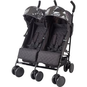 X Adventure  Duo Buggy- Plooibuggy - Lichtgewicht - Zwart