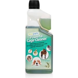 Ecopets Powerfull Cage Cleaner (Krachtige Kooireiniger) Concentraat 1 LTR (1 op 166)