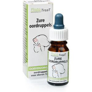 Phytotreat Zure Oordruppels (Hond-Kat) - 10 ml