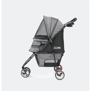 InnoPet Hondenbuggy - Avenue Blended Grey - Incl. Regenhoes - 95x43x94cm