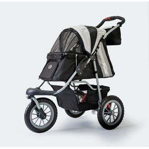 InnoPet Comfort EFA ECO - Hondenbuggy - Zwart/Zilvergrijs - 96x53x104cm
