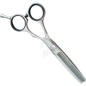 Kyone - B32T - Kappersschaar - Zilver - Linkshandig - 32 Effileertanden