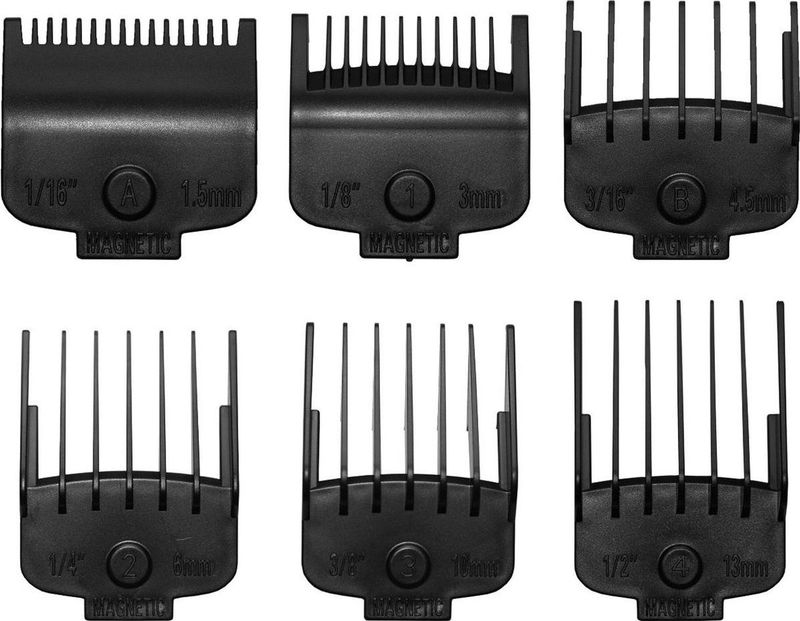 Kyone - Ultima Clipper - Set Magnetische Opzetkammen - 1,5/3/4,5/6/10/13mm