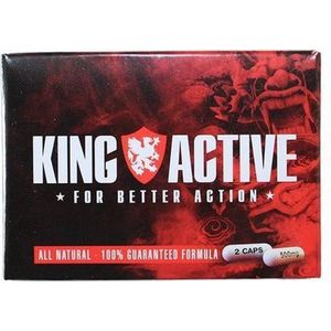 King Active - 2 capsules - Erectiepillen - Libido verhoger
