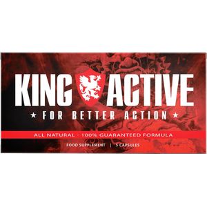 King Active | 5 caps | Natuurlijke Erectiepillen | Bevordert Erectie en Potentie