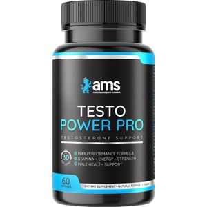 Testo Power Pro - Testosteron Booster - Voedingssupplement