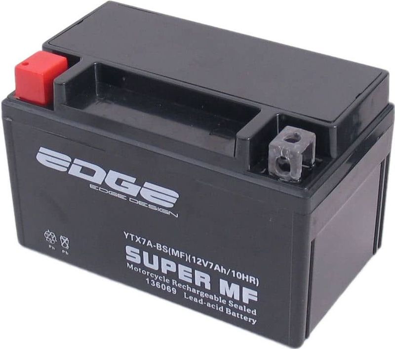EDGE accu Gel ytx7a-bs 4 takt scooters