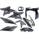 Edge plaatset 9-delig voor yamaha aerox tot bouwjaar 2014 - carbon look