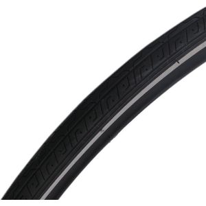 Deli-Reifenreifen Reifen 27 x 1¼ 32-630 Schwarz mit Reflexion