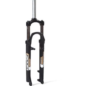 Verende voorvork 26"" ahead met 1-1/8"" vorkbuis Zoom 565 AMS - V-brake / IS disc - mat zwart