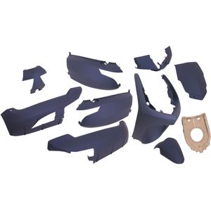 Plaatset Peugeot new vivacity vanaf bj. 2008 50cc 2/4 takt 9 delig mat blauw