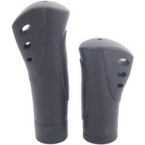 Fiets Handvatset Edge Ergo Venti - 125/92mm - zwart