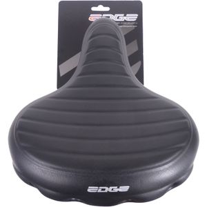 Edge Fahrrad Sattel Urban XL Wave Black schwarz