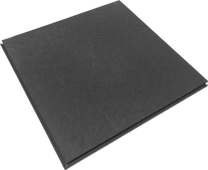 PVC vloertegel 50x50x1 per stuk - zwart