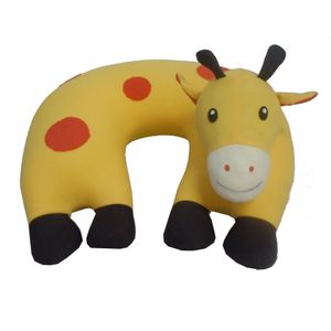 Cuddlebug U-shape kussen - Giraffe - Knuffel - Kinderen - R pet