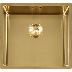 Lorreine spoelbak 40 SP 40x40cm gold