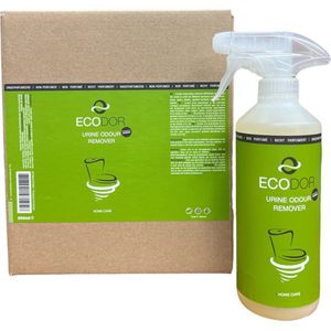 Ecodor UF2000 - Urinegeur Verwijderaar - 6 x 500 ml sprayflacon - Vegan - Ecologisch - Ongeparfumeerd
