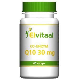 Elvitum Co-enzym Q10 30mg 60 Vegetarische capsules