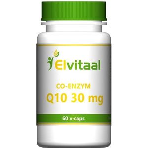 Elvitum Co-enzym Q10 30mg 60 Vegetarische capsules