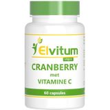 Elvitum Cranberry + 60mg vitamine C 60 Vegetarische capsules