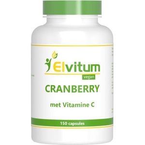 Elvitum Cranberry + 60mg vitamine C 150 Vegetarische capsules