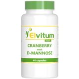 Elvitum Cranberry & D-mannose 60 Vegetarische capsules