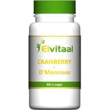 Elvitum Cranberry & D-mannose 60 Vegetarische capsules