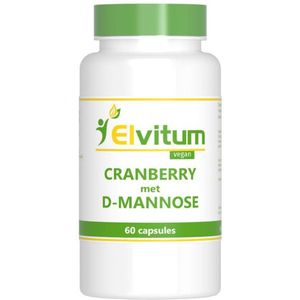 Elvitum Cranberry & D-mannose 60 Vegetarische capsules