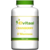 Elvitum Cranberry & D-mannose 150 Vegetarische capsules