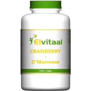 Elvitum Cranberry & D-mannose 150 Vegetarische capsules