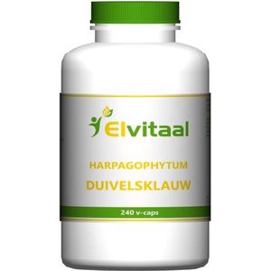 Elvitum (voorheen Elvitaal) Duivelsklauw harpagophytum  240 Vegetarische capsules
