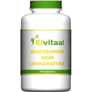 Elvitum Glucosamine MSM chondroitine 180 tabletten