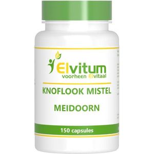 Elvitum Knoflook mistel meidoorn 150 Capsules